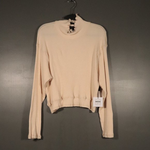 NWT La La Land Ribbed Mock Neck - Picture 2 of 8